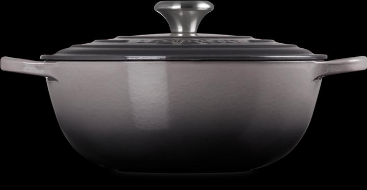 Actual product image Le Creuset Cocotte LA MARMITE SIGNATURE gris foncé (Casserole + Stewpot, Cast iron, Enamel)