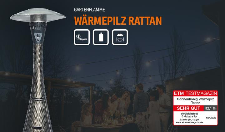 Produktbild Sonnenkönig Heizpilz Rattan 10 kW (10000 W)