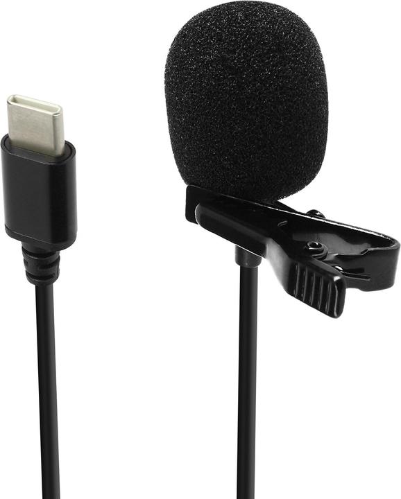 Actual product image Puluz Tie Microphone with USB-C Connector