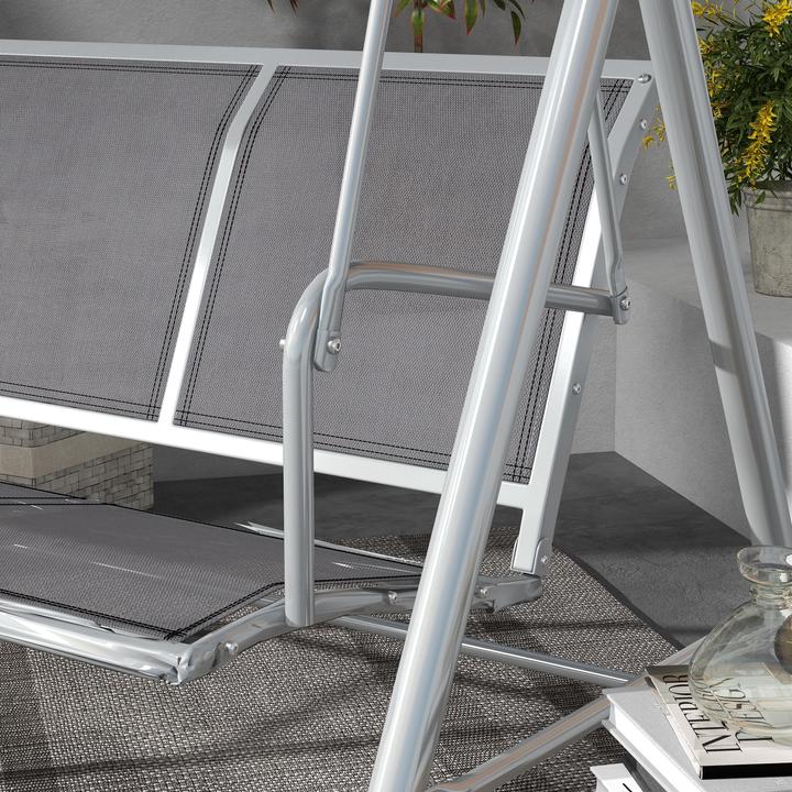 Actual product image Outsunny Hollywood swing with roof