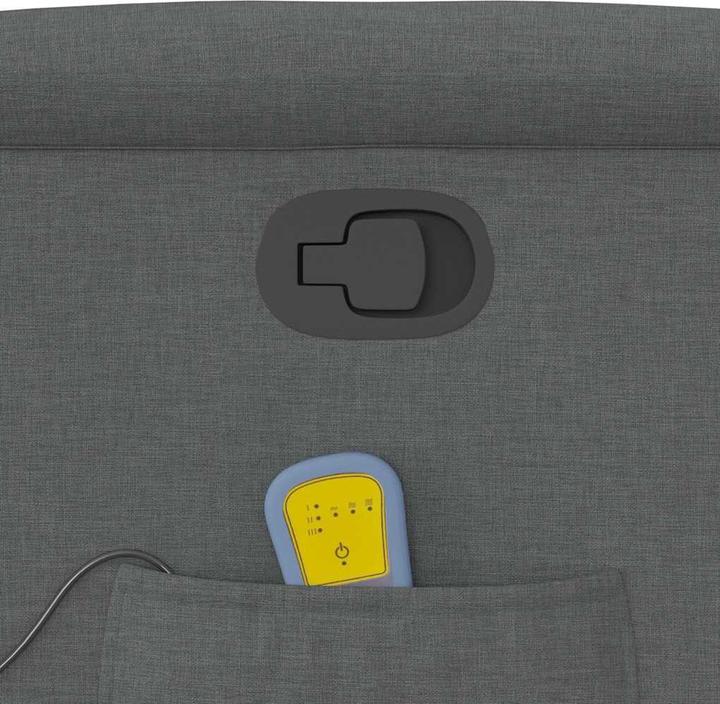 Image du produit VidaXL Fauteuil de massage Tissu gris foncé Fauteuil de massage TV