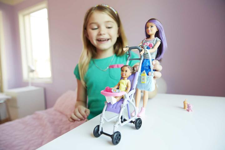 Produktbild Barbie Puppen und Kinderwagen Spielset