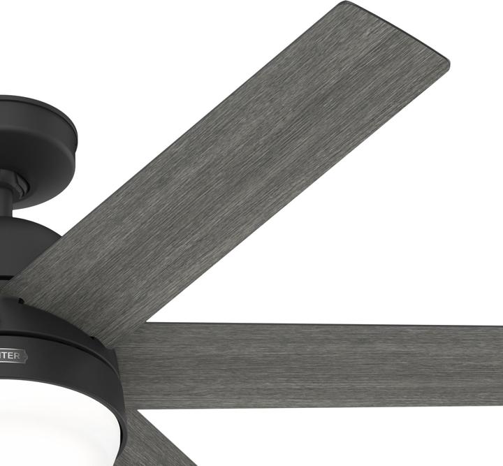 Image du produit Hunter Fans DC Deckenventilator Arete Schwarz mit Licht & Fernbedienung (42.70 dB)