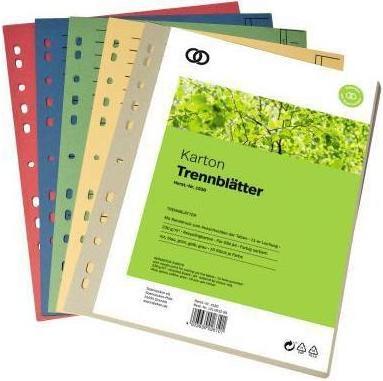 Immagine prodotto Soennecken Foglio divisorio oeco 1530 A4 230g assortito 50pz.