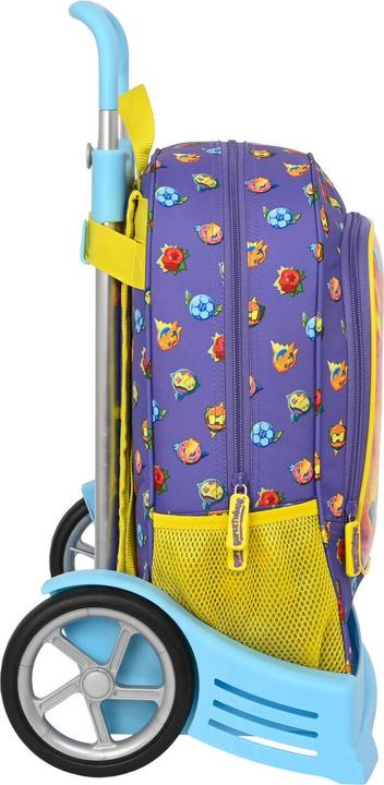 Image du produit Superthings Sac à dos scolaire à roulettes Guardians of Kazoom Violet Jaune (32 x 42 x 14 cm) (14 l)