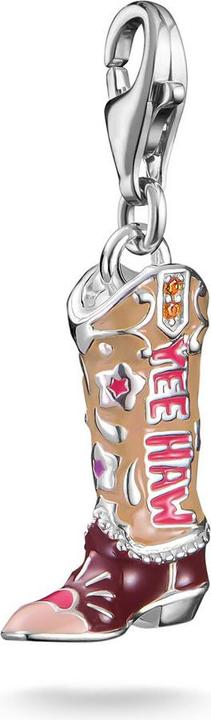 Actual product image Thomas Sabo Charm-Anhänger Cowboy Stiefel Silber (Silver 925, Enamel)