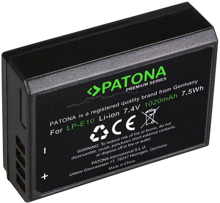 Image du produit Patona Canon LP-E10 (Batterie)