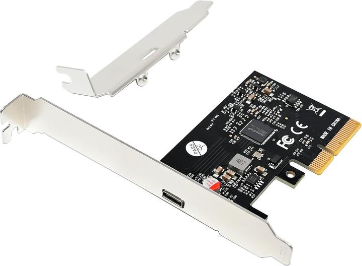 Actual product image Conceptronic PCI Express Card 1xPort 2xUSB 3.2 Gen2 Type-C gr