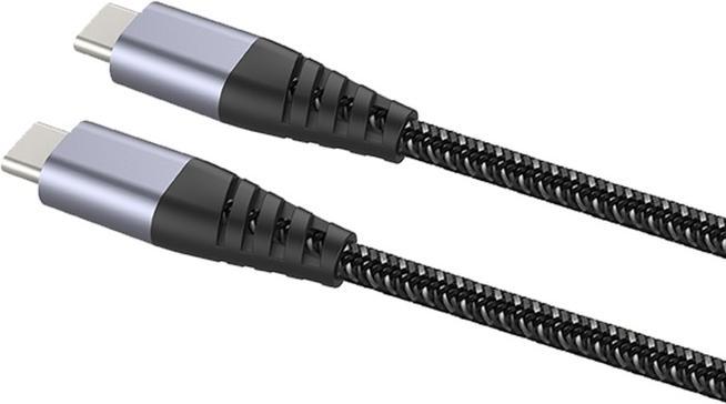 Image du produit Muvit Tiger Cable Ultra Resistant Type C/Type C 2m Gris (2 m, USB 3.2 Gen 1)