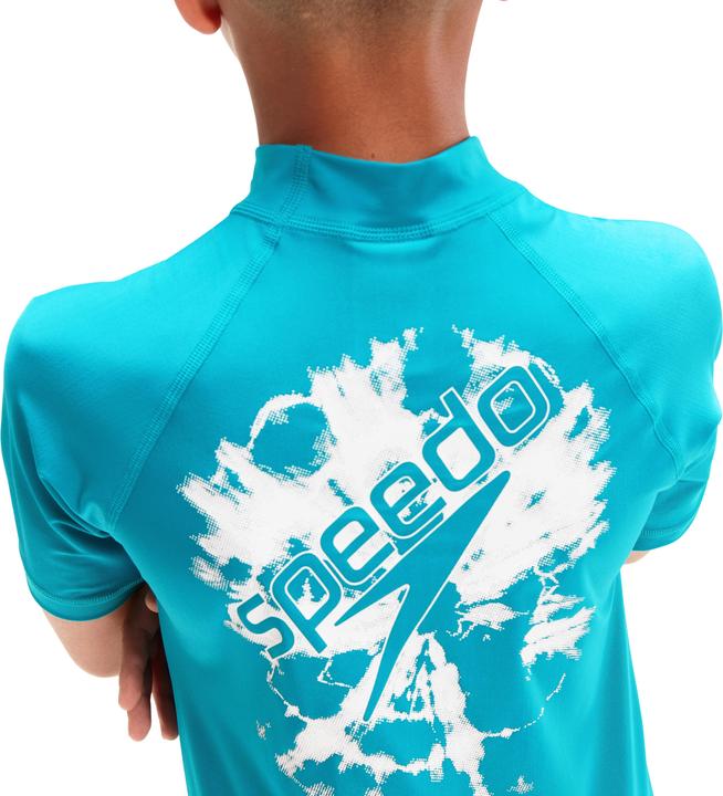 Actual product image Speedo Printed Short Sleeve Rash Top (7, 8)