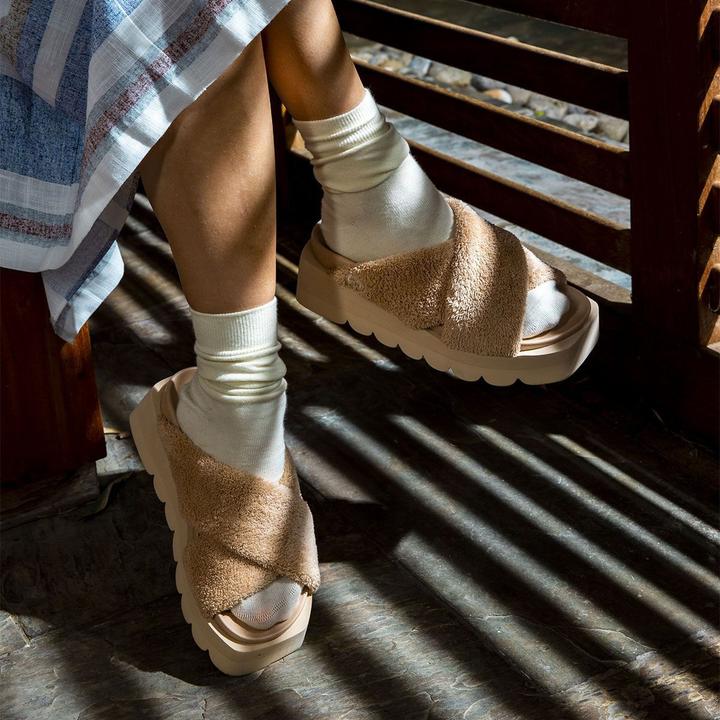 No Name damensandalen july slap teddy