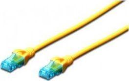 Assmann DIGITUS CAT 5e U-UTP patch cable PVC AWG 26/7 length 20m colour yellow (U/UTP, CAT5e, 20 m)