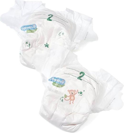Produktbild dm babylove nature Windeln (Gr. 2, Tragepack, 28 Stück)