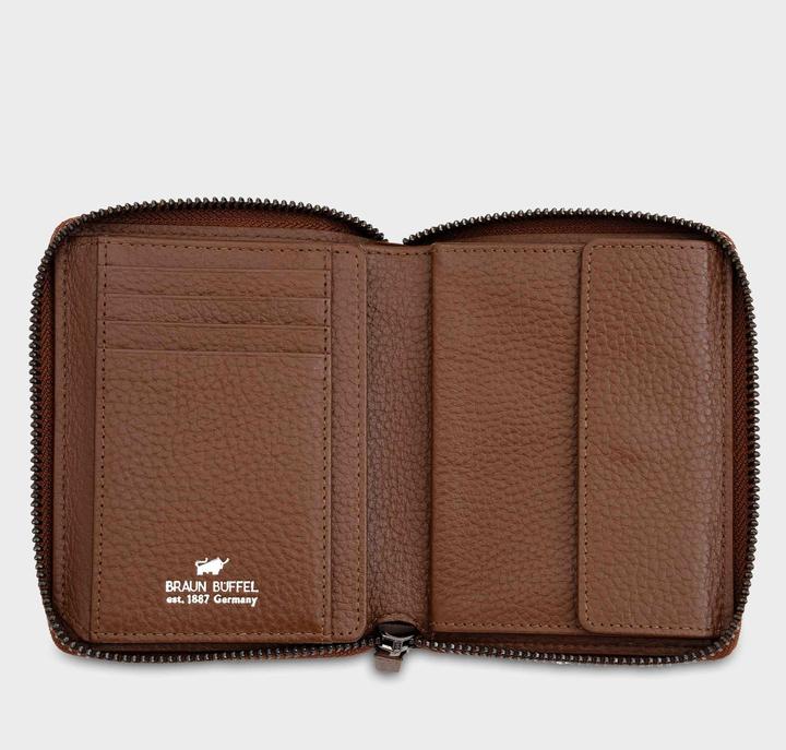 Produktbild Braun Büffel Theo Geldbörse RFID Schutz Leder 10 cm