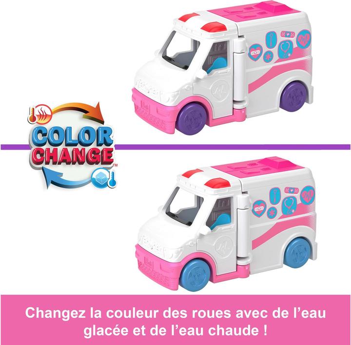 Actual product image Barbie Mini BarbieLand Ambulance with doll
