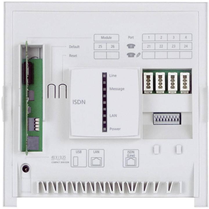 Produktbild Auerswald COMpact 3000 ISDN / 1x ISDN Amtport / four analog extensions