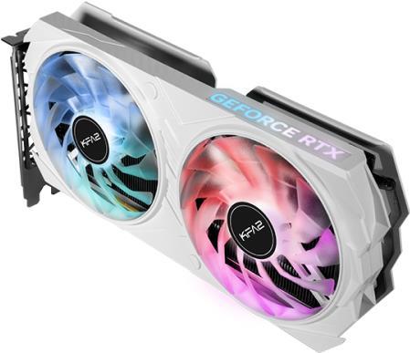 Actual product image KFA2 PCIe GeForce RTX™ 4060 Ti EX White 1-Click OC 8GB GDDR6 128-bit DP*3/HDMI DLSS 3 (8 GB)