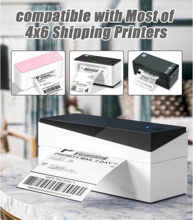 Produktbild Phomemo Versandetiketten 10,2 x 15,2 cm für PM-246/PM-246 Pro (500 Stk.)