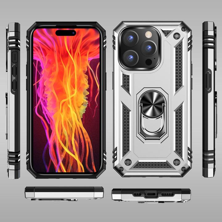 Immagine prodotto Nalia Coperchio ad anello antiurto in stile militare (Apple iPhone 15 Pro Max)