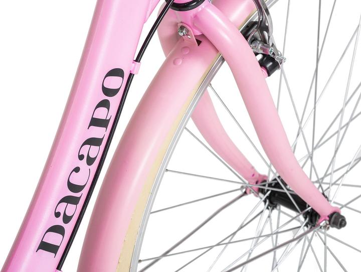 Image du produit Kinderfahrrad 24" Toscana vintage rosa 6 Gänge RH 41 cm (24")