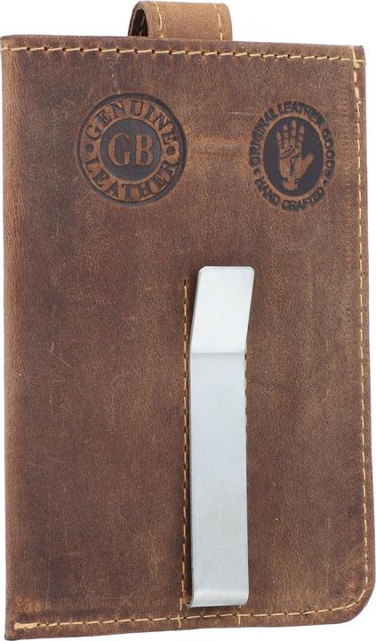 Actual product image Greenburry Vintage business card holder RFID leather 7 cm