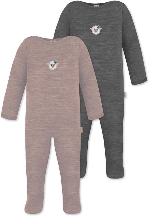 Immagine prodotto Normani Confezione da 2 pezzi di tutina MERINO baby merino "Levin" - 9413 (92)