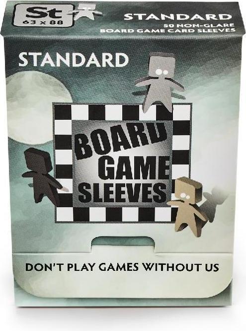 Arcane Tinman ART10426 - Board Game Sleeves: Standard, blendfrei, Kartenhüllen für 50 Karten
