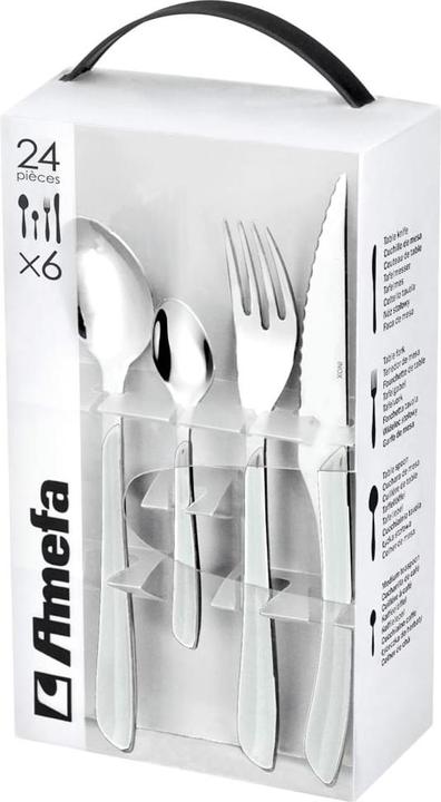 Actual product image Amefa Cutlery set 24 pieces white 2214 ECLAT (24 Piece, Cutlery set)
