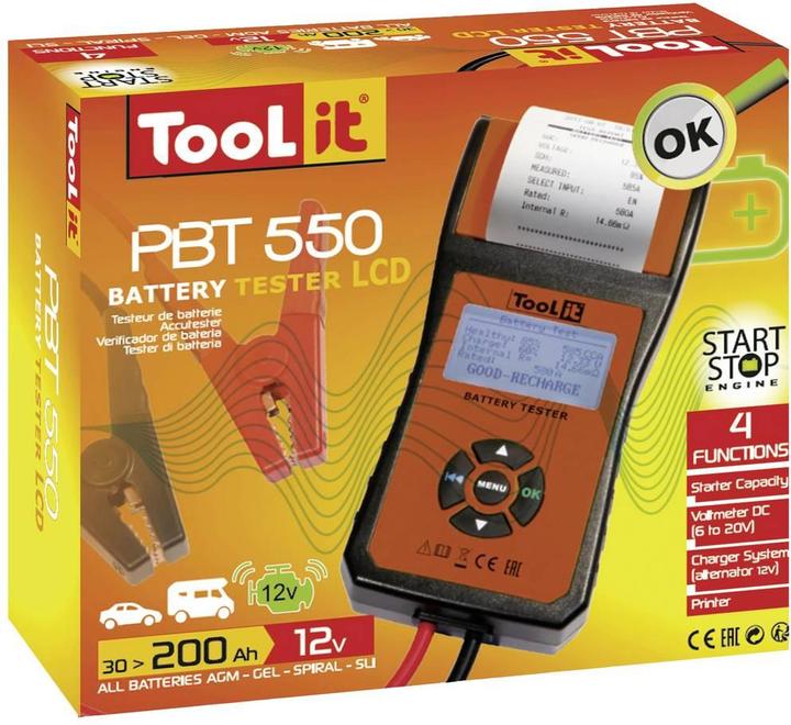 Actual product image GYS PBT 550 Car Battery Tester 12 V