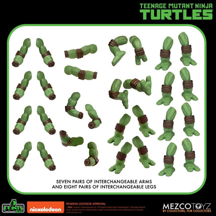 Produktbild Mezco Toys Teenage Mutant Ninja Turtles Actionfiguren Teenage Mutant Ninja Turtles Deluxe Set 8 cm