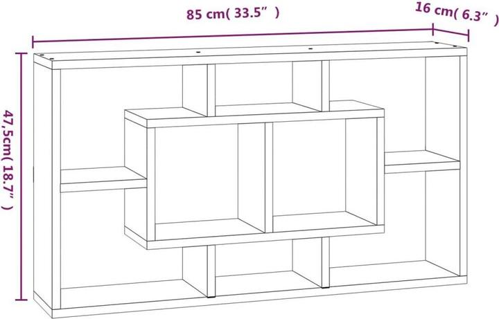 Image du produit VidaXL Whitley (85 x 18 x 85 cm)