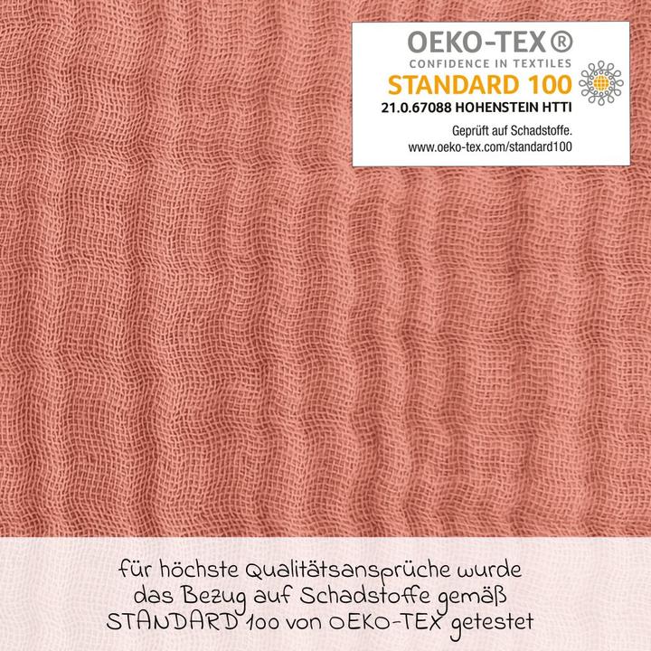 Actual product image Theraline Nursing pillow replacement cover for nursing pillow The Original - muslin (190 cm)