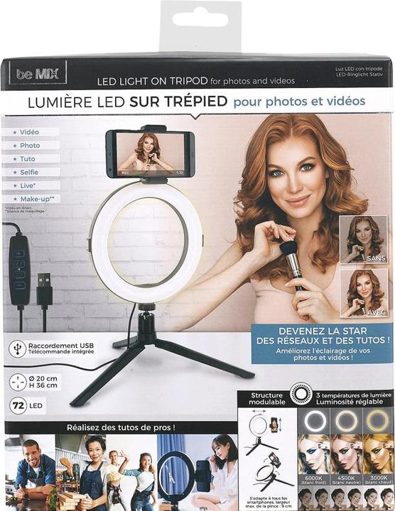 Actual product image Sombo Smartphone Selfie Tripod (Ring light)