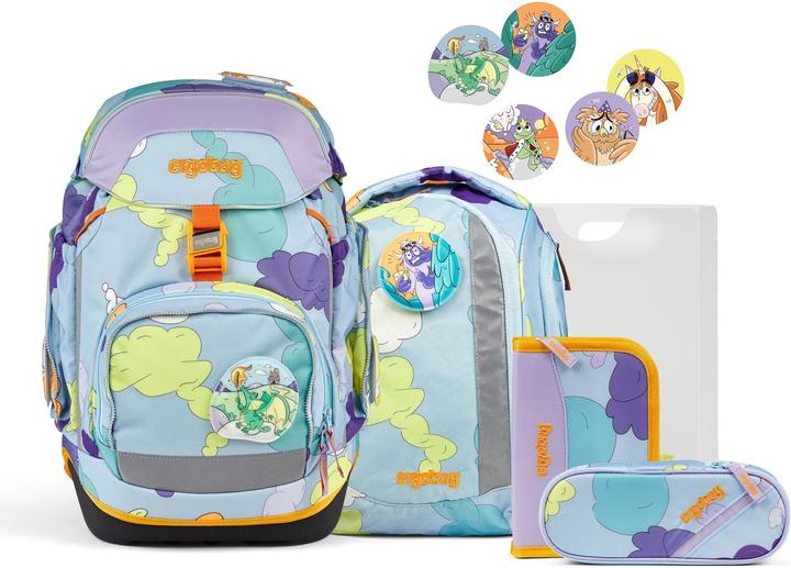 Ergobag Pack Schulranzen-Set 6-teilig (20 l)