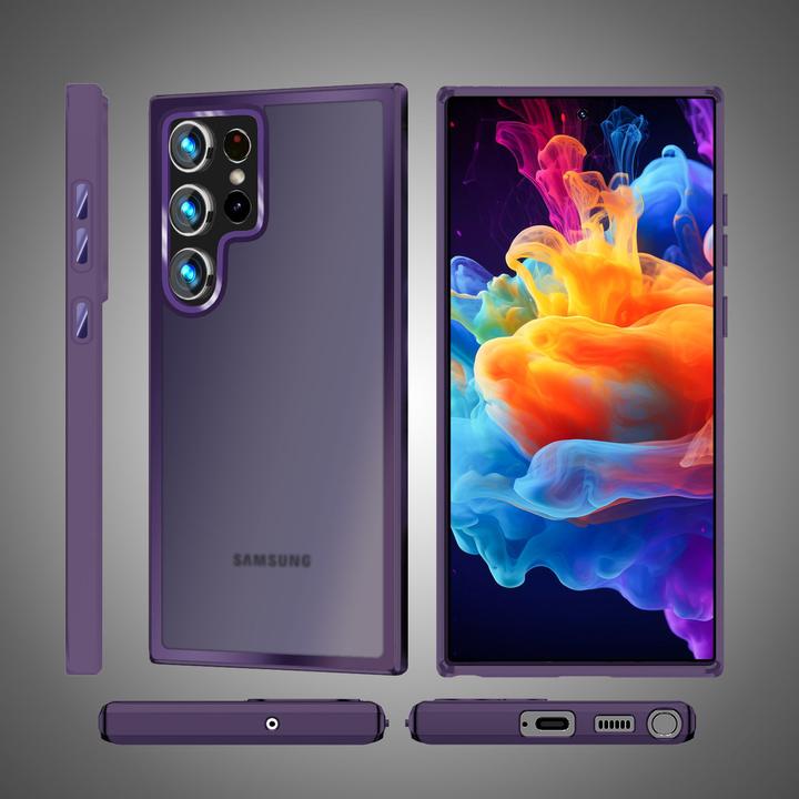 Produktbild Nalia Semi-Transparente Hybrid Hülle mit Schutzrahmen (Samsung Galaxy S24 Ultra)