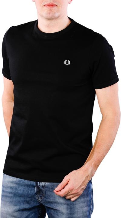 Actual product image Fred Perry Ringer T-Shirt black (XL)