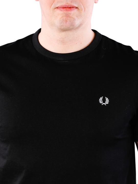 Actual product image Fred Perry Ringer T-Shirt black (XL)