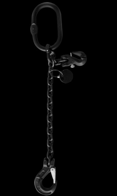 Actual product image Eller Chain coupling with locked shortening hook 6 mm chain - 3 m