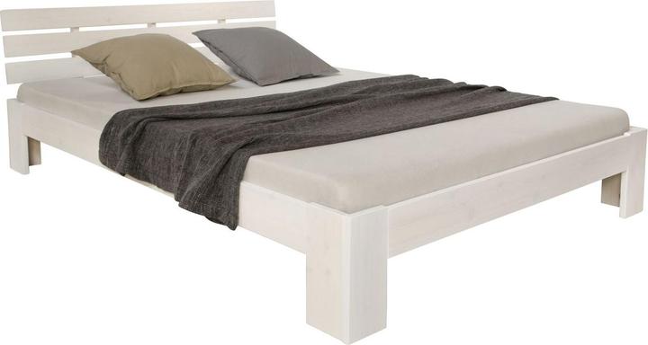 Image du produit Homestyle4u Lit double Lit en bois Lit futon (180 x 200 cm)