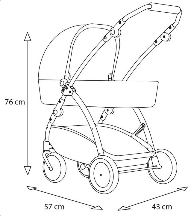Produktbild Brio Puppenwagen Spin mit Schwenkrädern