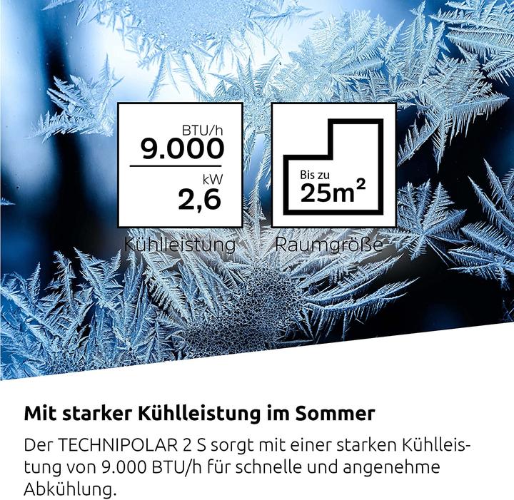 Image du produit TechniSat Climatiseur mobile TechniPolar 2 S (25 m², 9000 BTU/h)