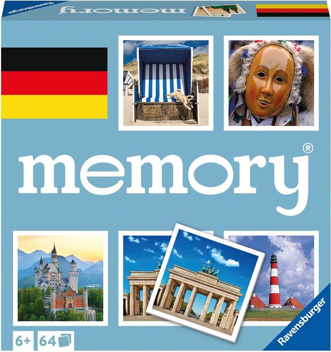 Immagine prodotto Ravensburger memory® Germania (Tedesco, Inglese, Polacco, Portoghese, Norvegese, Francese, Olandese, Italiano, Spagnolo, Svedese, Danese, Giapponese)
