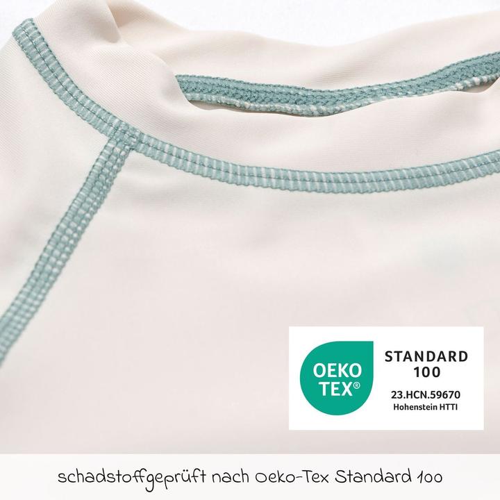 Produktbild La Loona LaLoona Baby-Bademode Bade-Shirt mit UV-Schutz - Krabbe - Offwhite (74)