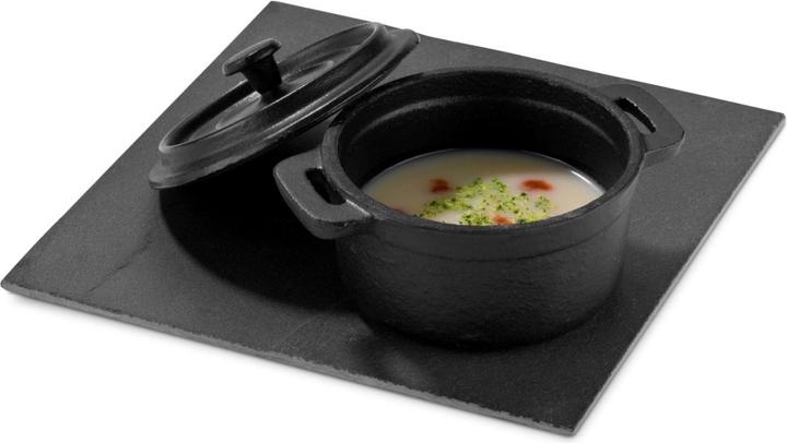 Immagine prodotto Vollrath MINI Casseruola con coperchio in ghisa Ø10cm h:7,5cm (10 cm, Ghisa)