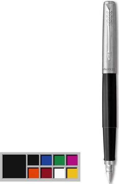 Actual product image Parker Fountain pen JOTTER Originals C.C. M Bl/SW 1er Blis (Stainless steel, Black, 1 x)