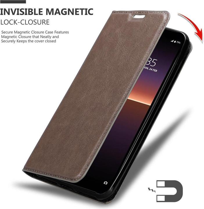 Image du produit Cadorabo Book Couverture magnétique invisible (Sony Xperia 10 II)