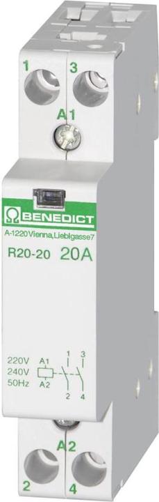 Actual product image Benedict Installation contactor 20A 220-240V/AC R20-20 230