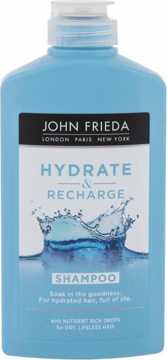 Actual product image John Frieda Hydrate & Recharge (250 ml, Liquid shampoo)