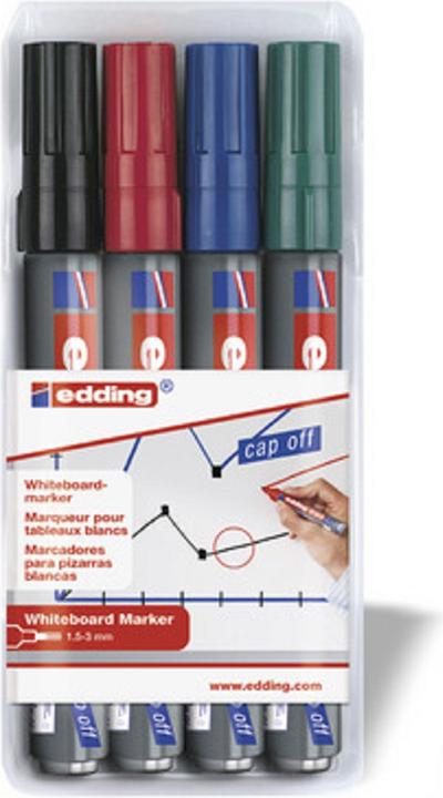 Edding Whiteboard marker 251 (Multicoloured, 3 mm, 4 x)
