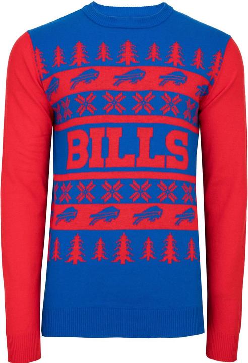 Foco NFL Ugly Sweater XMAS Strick Pullover Buffalo Bills - XXL (XXL)